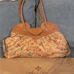Patricia Nash Italian Leather Satchel Handbag